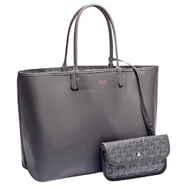 Goyard Bolsa Anjou PM Cinza Marrom
