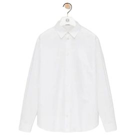 Loewe Camisa de algodón Blanco