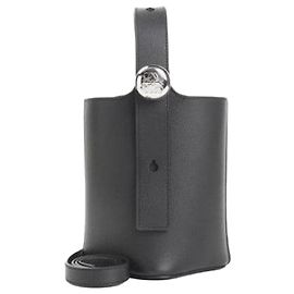 Loewe Mini borsa a secchiello Pebble Nero