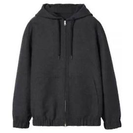 Gucci Giacca con cappuccio in lana ZAREZ Nero