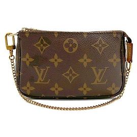 Louis Vuitton Pochette Mini Monogram Accessoires Multicolor