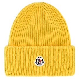 Moncler Gorro de cashmere Dourado