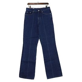Dries Van Noten Pantaloni in denim di cotone da uomo Nero