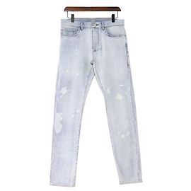 Dior Slim Fit Men's Denim Pants White