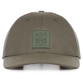 Loewe Patch Cap in Canvas Brown