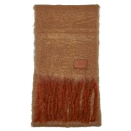 Loewe Sciarpa in misto mohair e lana Marrone