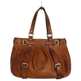 Mulberry Bolsa de ombro de couro Marrom
