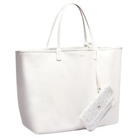 Goyard Borsa Anjou GM White Argento