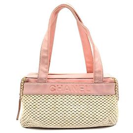 Chanel Bolso Bowling con Logo Multicolor