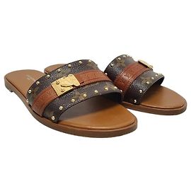 Louis Vuitton Mule Monogram Lock It Marrone