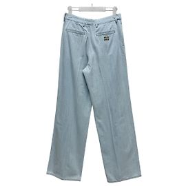 Miu Miu Pantalones de denim chambray Azul