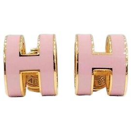 Hermès Orecchini Pop Ash Oro Rosa Rosa