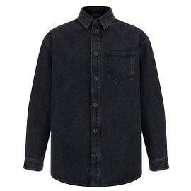 Loewe Anagram Denim Overshirt Black