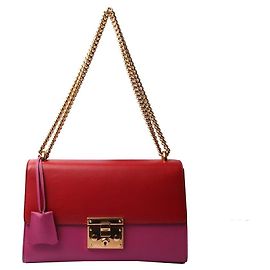 Gucci Borsa a Spalla Padlock Large Rosso