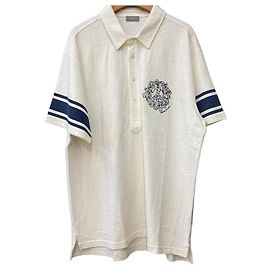 Dior Polo de malha de algodão de manga curta Denim Tears Multicor