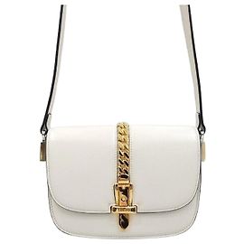 Gucci Mini bolsa de ombro em couro Silvy Prata