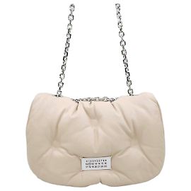 Maison Martin Margiela Glam Slam Leather Silver Chain Medium Shoulder Bag Multiple colors