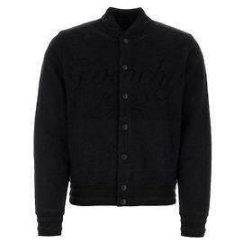 Givenchy Strick-Varsity-Bomberjacke Schwarz