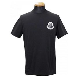 Moncler Camiseta de jersey de algodón Negro