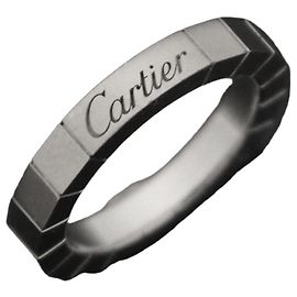 Cartier Ranier Ring aus Weißgold Weiß