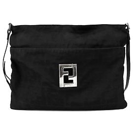 Fendi Borsa a tracolla Juka nera Nero