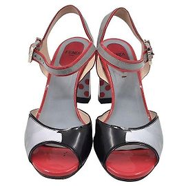 Fendi Patent Dot Pattern Shoes Multiple colors