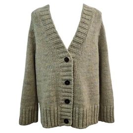 Maison Martin Margiela Botanischer Strickcardigan Pistachio Grün