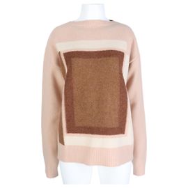 Dior Langarm-Strickpullover aus Kaschmir Braun