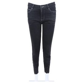 Chanel Jeanshose Schwarz
