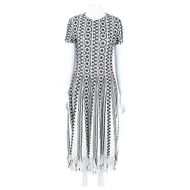 Strickkleid Christian Dior Weiß