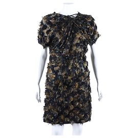 Vestido de seda Marni Multicolor