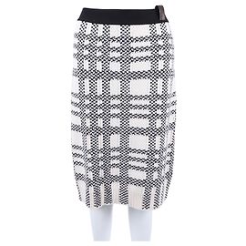 Louis Vuitton Knit Elastic Waist Skirt White