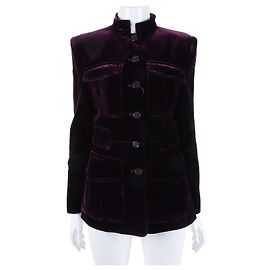 Tom Ford Samtjacke Lila