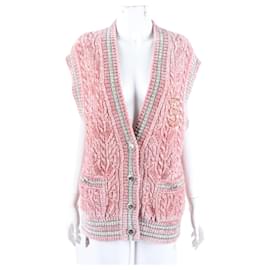 Chanel Strickweste Pink