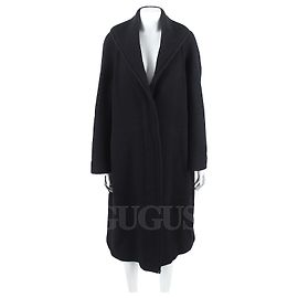 Hermès Wool Coat Black