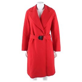 Louis Vuitton Cashmere Coat Red