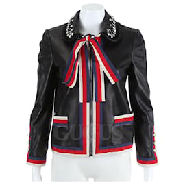 Gucci Leather Jacket Black