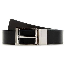 Bally Reversible Leather Belt Black