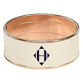 Hermès Uni Ring, Medium Model Rose Gold Women's Ring Orange