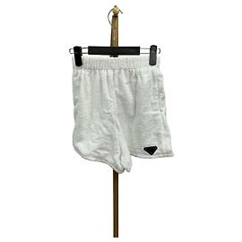 Prada Terry Short Pants Size Silvery