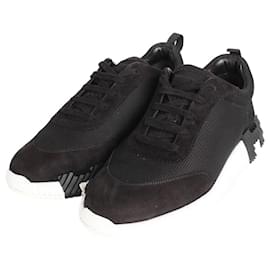 Hermès Baskets en daim Bouncing Black Noir