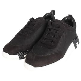 Hermès Bouncing Suede Sneakers Black Black