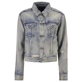 Ralph Lauren Crop Denim Jacket Blue