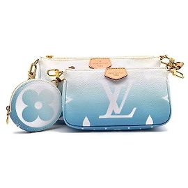Louis Vuitton Monogram by the Pool Multi Pochette Accessory Blue