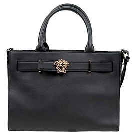 Versace Medusa Schultertasche schwarz Schwarz