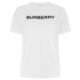Burberry Baumwoll-T-Shirt Weiß