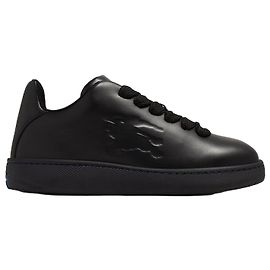 Burberry Baskets en cuir Box Noir