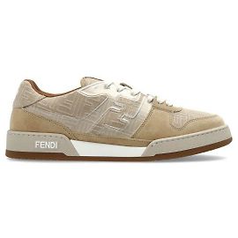 Fendi Jacquard Low-top Sneakers Brown