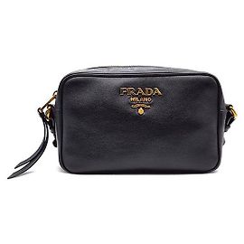 Prada Bolsa câmera Vitello Preto