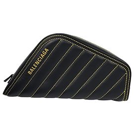 Balenciaga Clutch de couro acolchoado estilo Car Multicor